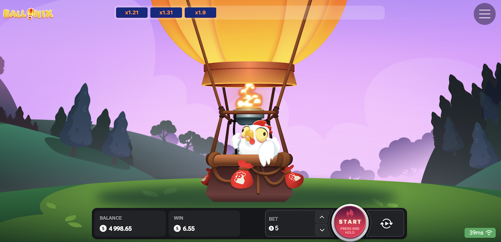 Бонусная игра Ballonix